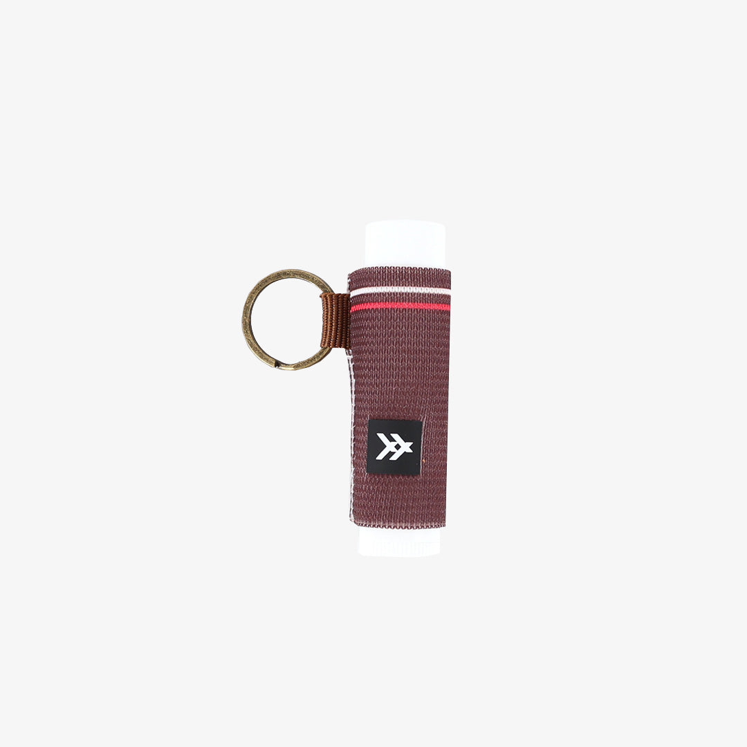 Brown Crest - Chapstick Holder Keychain
