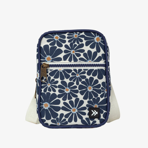 Thread® Emmeline Navy crossbody bag with adjustable jacquard strap