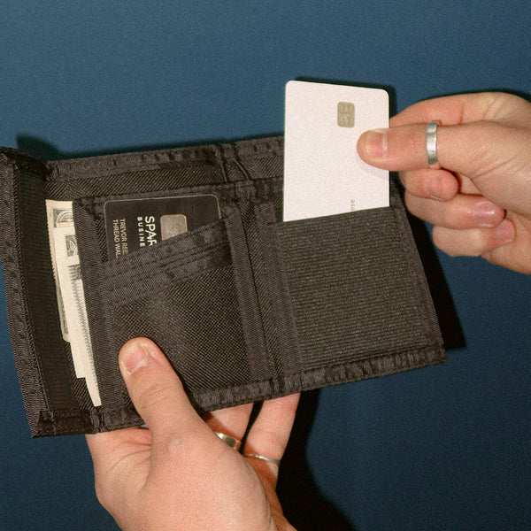 Velcro Bifold Wallet - Black - Thread®