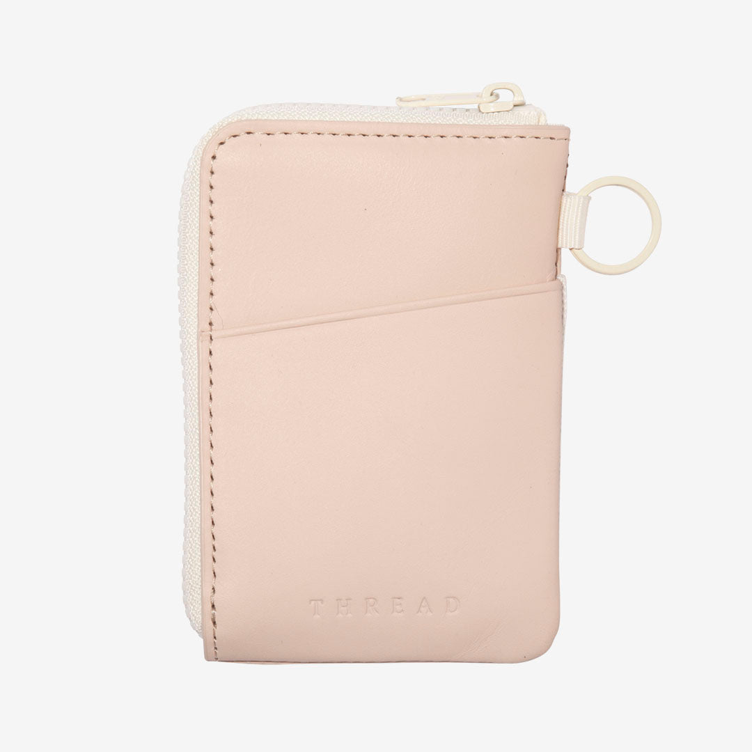 Off White | Leather Zip Wallet | For Cards, Cash, Coins, & More ...