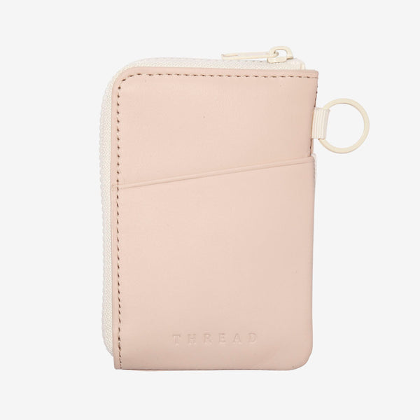 Leather Zip Wallet - Off White - Thread®