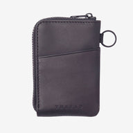Leather Zip Wallet - Black - Thread®