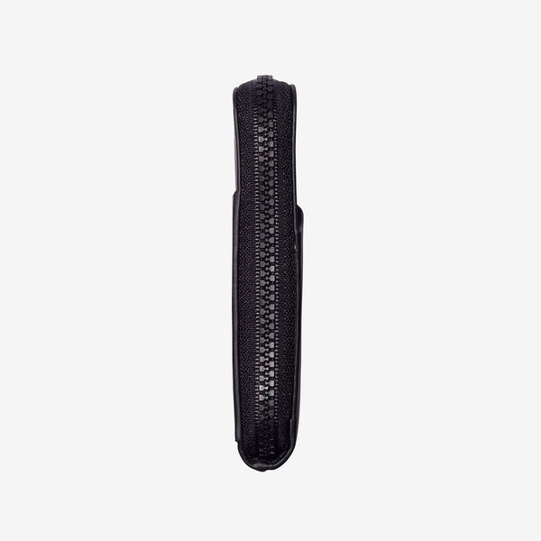 Leather Zip Wallet - Black - Thread®
