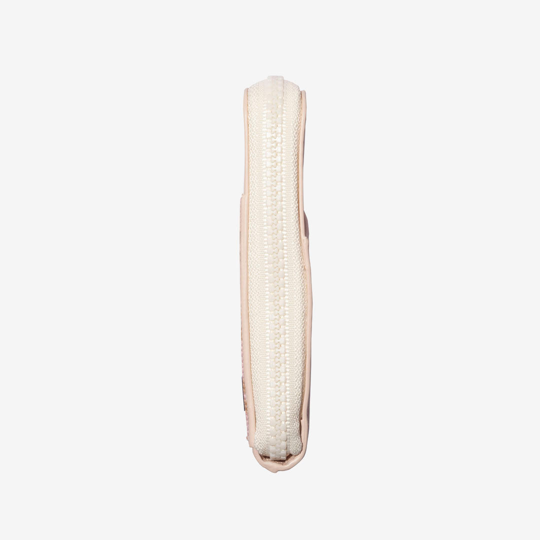 Off White | Zipper Wallet | For Cards, Cash, Coins, & More