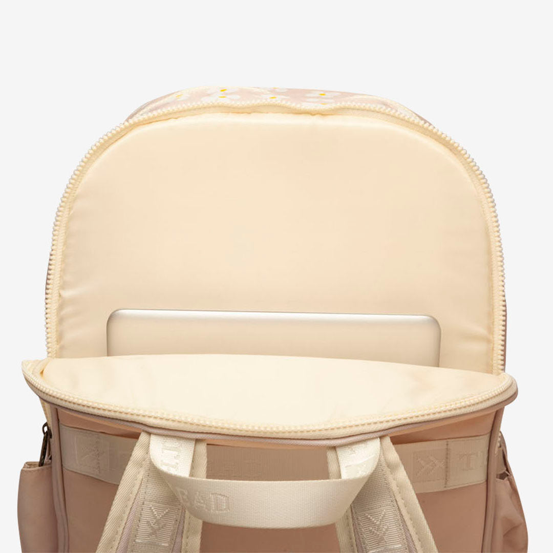beige leather backpack Thread Backpack Luna (Beige)