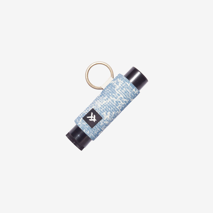 Navy and cream checker lip balm holder