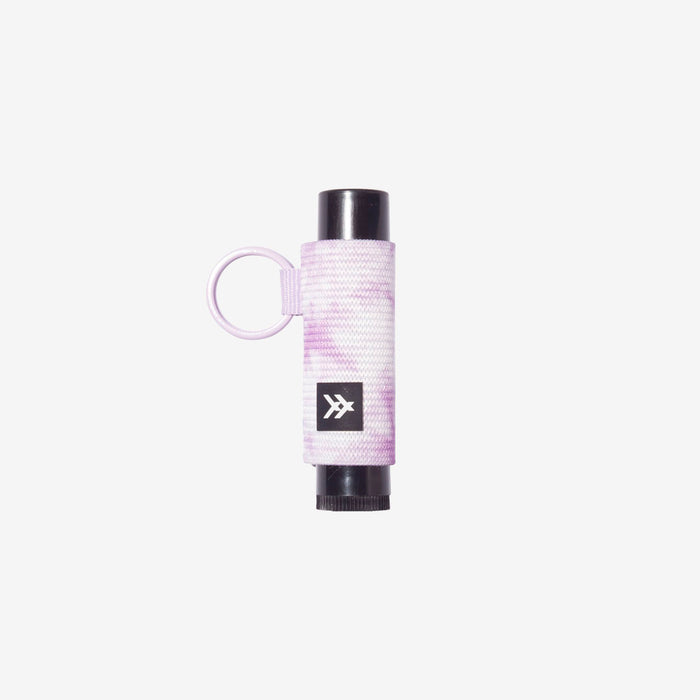 Pink & cream gingham lip balm holder