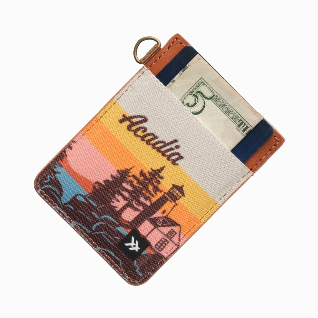 Acadia | Vertical Leather Wallet | RFID-Protected Leather | Thread ...