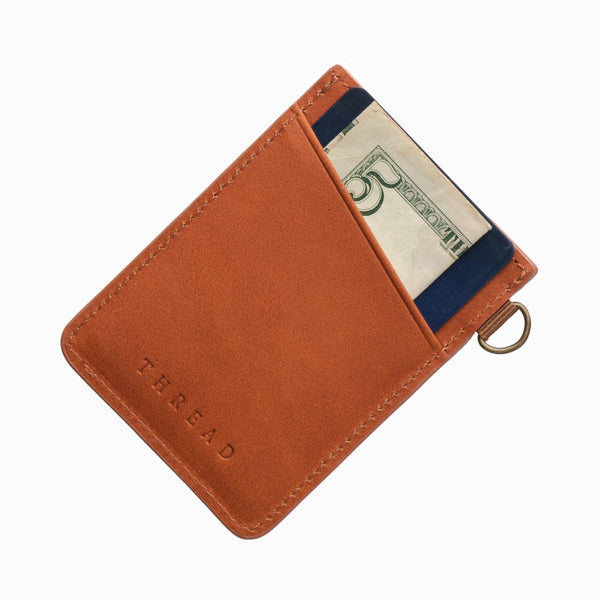 Vertical Leather Wallet - High Tide - Thread®