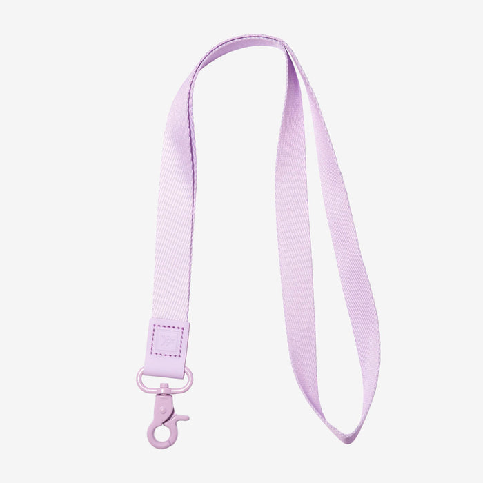 Navy and cream checker lanyard