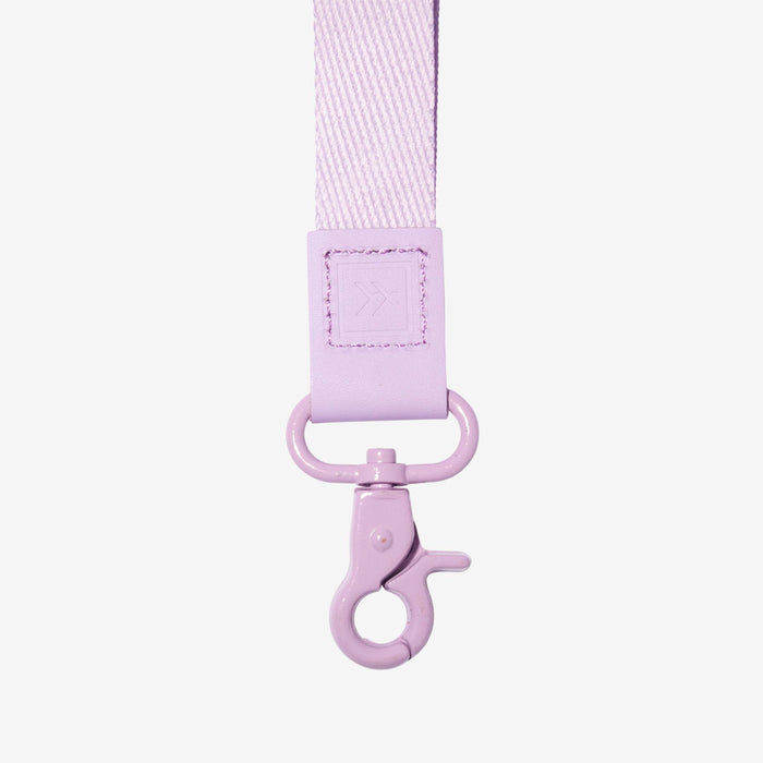 Navy and cream checker lanyard