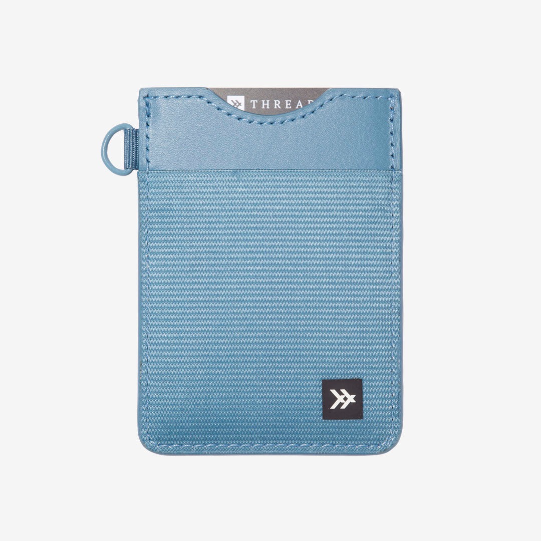 Vertical Wallet - Surf Blue - Thread®