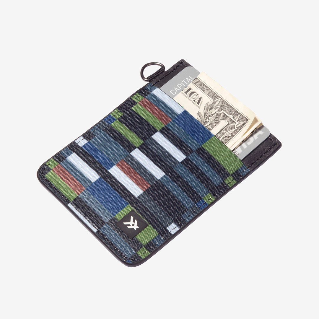 Marley Vertical Wallet RFID Protected Leather Thread Thread Marley vertical wallet rfid protected leather thread thread