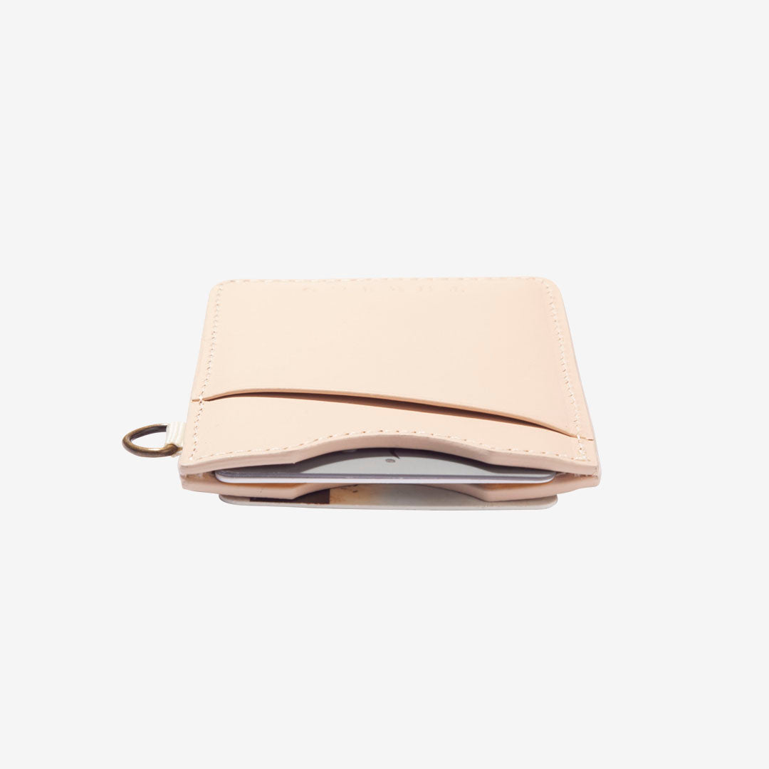 Irvine Vertical Wallet RFID Protected Leather Thread Thread Irvine vertical wallet rfid protected leather thread thread