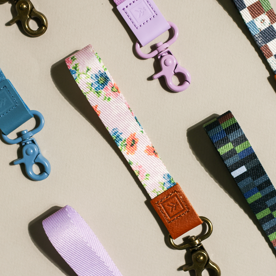 Keychain with 2025 wrist strap