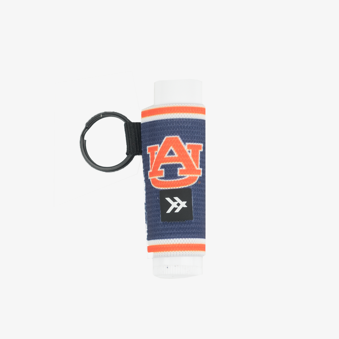 Chapstick Holder Keychain - Auburn Stripe - Thread®