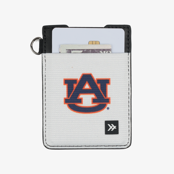 Auburn White - Vertical Leather Wallet