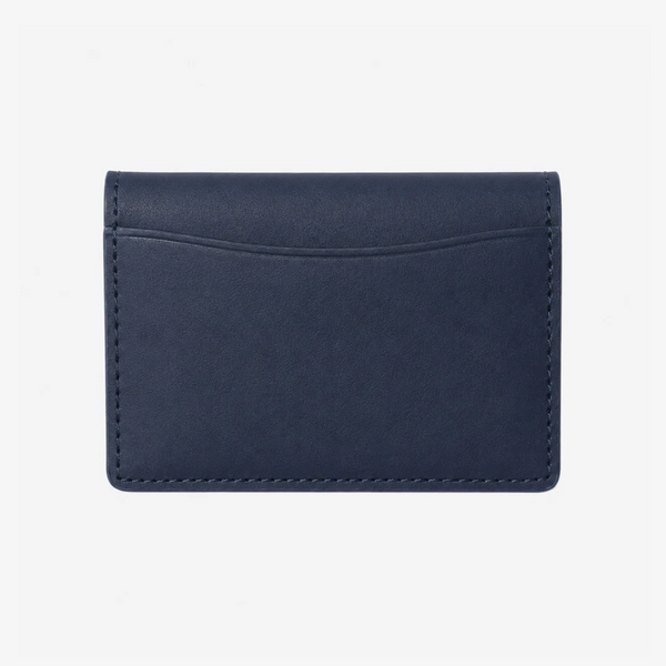 Leather Bifold Wallet - Navy - Thread®