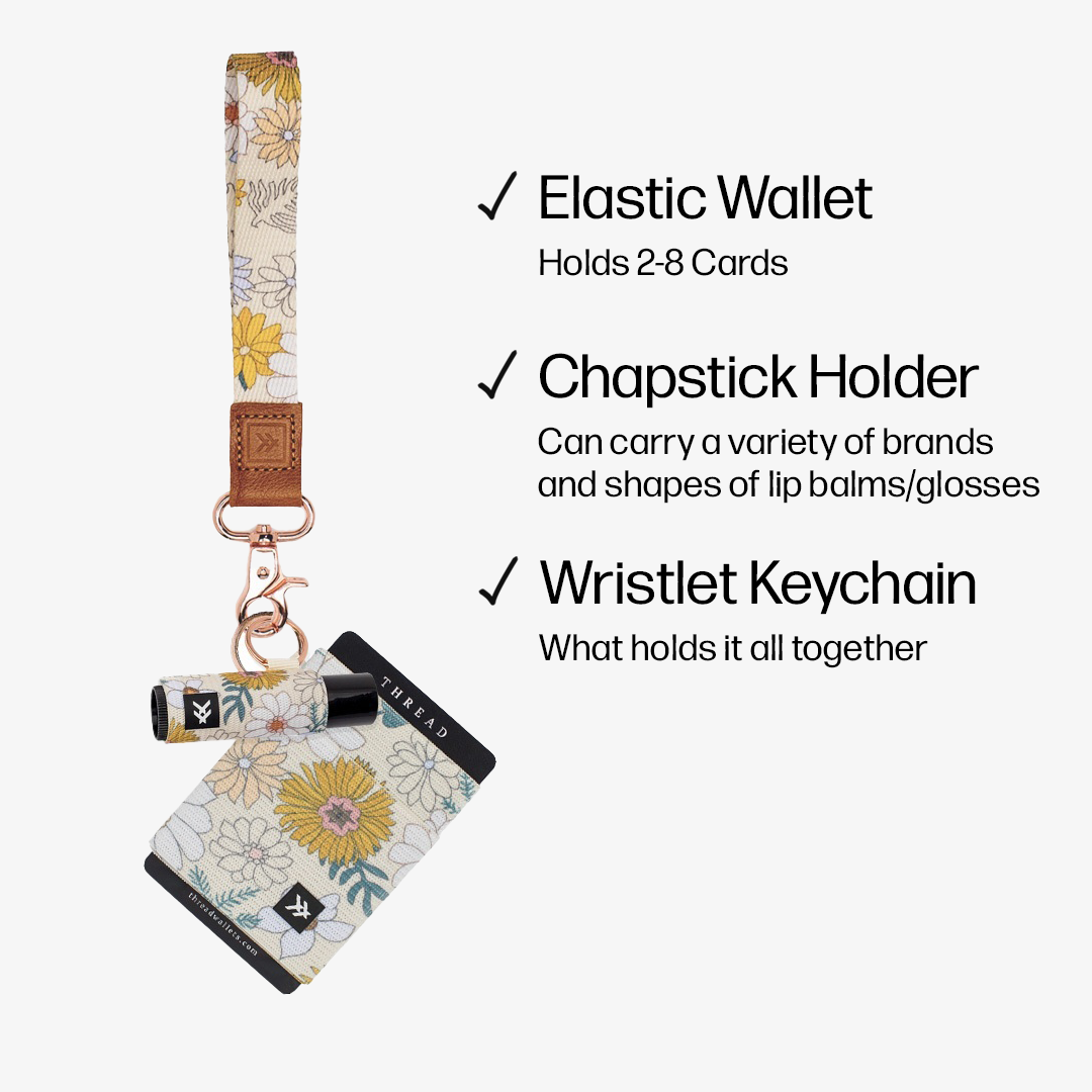 Elastic Wallet Trifecta Bundle - Blossom - Thread®