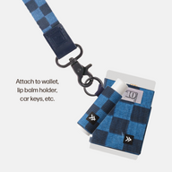 Elastic Wallet Everyday Carry Set - Denim Check - Thread®