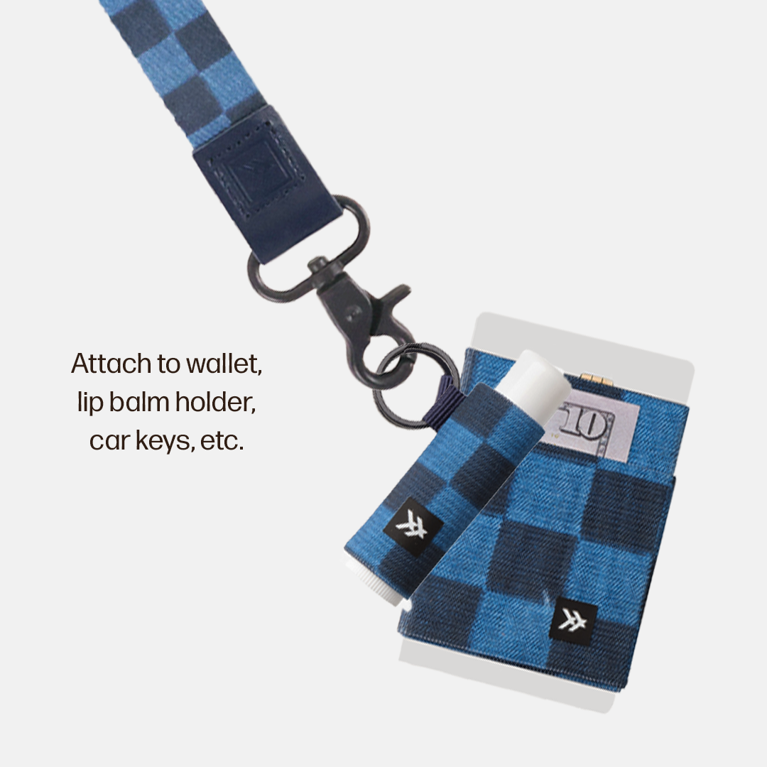 Elastic Wallet Everyday Carry Set - Denim Check - Thread®