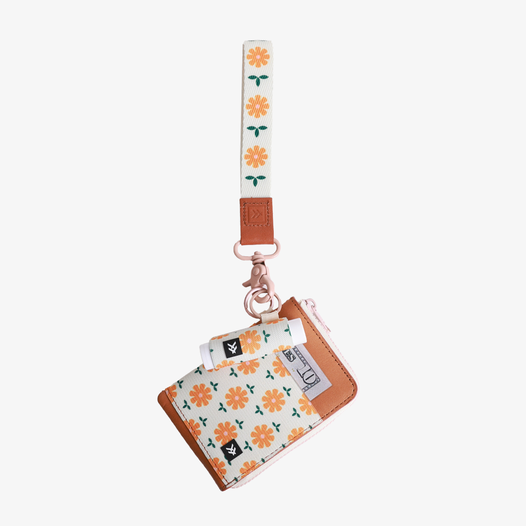 Leather Zip Wallet Everyday Carry Set - Daisy - Thread®