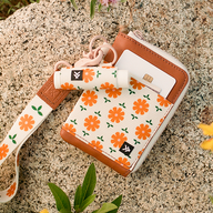 Leather Zip Wallet Everyday Carry Set - Daisy - Thread®