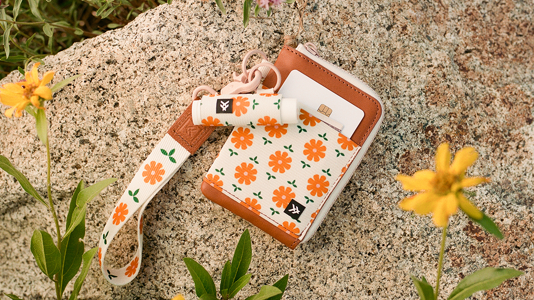Leather Zip Wallet Everyday Carry Set - Daisy - Thread®