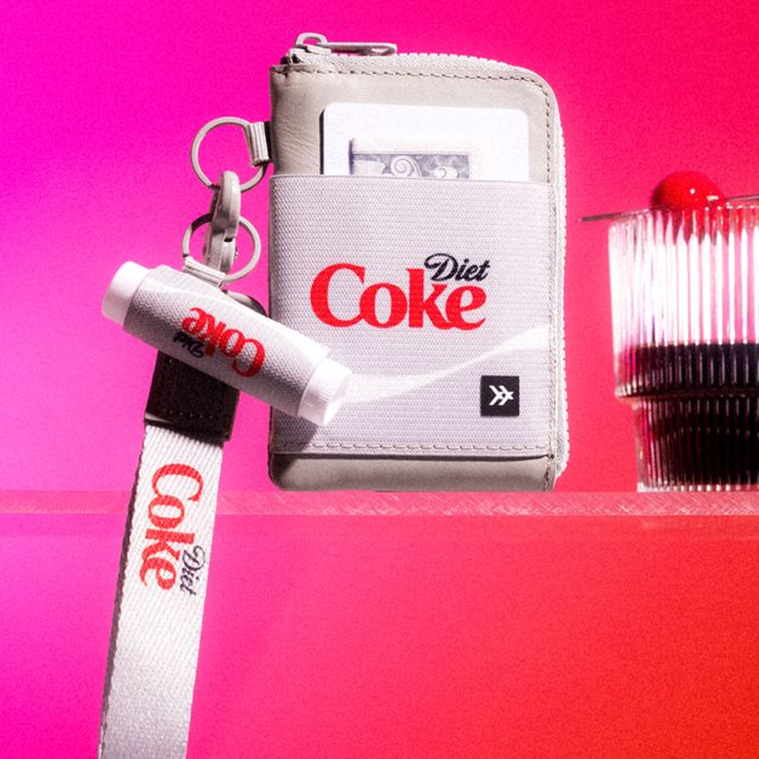 Leather Zip Wallet Everyday Carry Set - Diet Coke Logo - Thread®