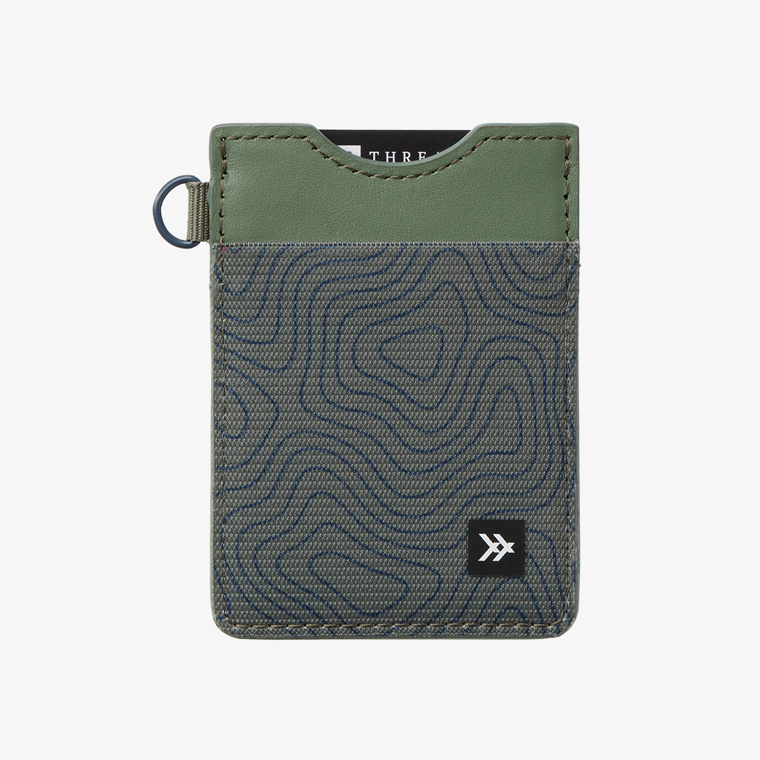 Vertical Leather Wallet - Topo - Thread®