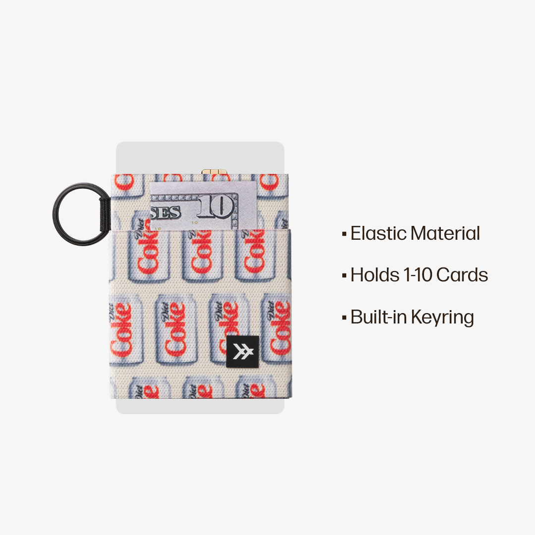 Elastic Wallet Everyday Carry Set - Diet Coke Cans - Thread®
