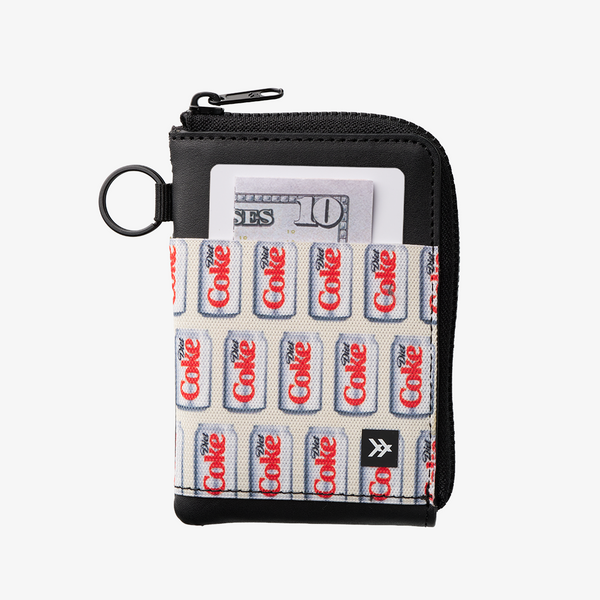 Leather Zip Wallet - Diet Coke Cans - Thread®