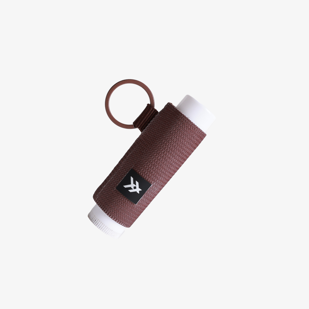 Chapstick Holder Keychain - Chocolate - Thread®