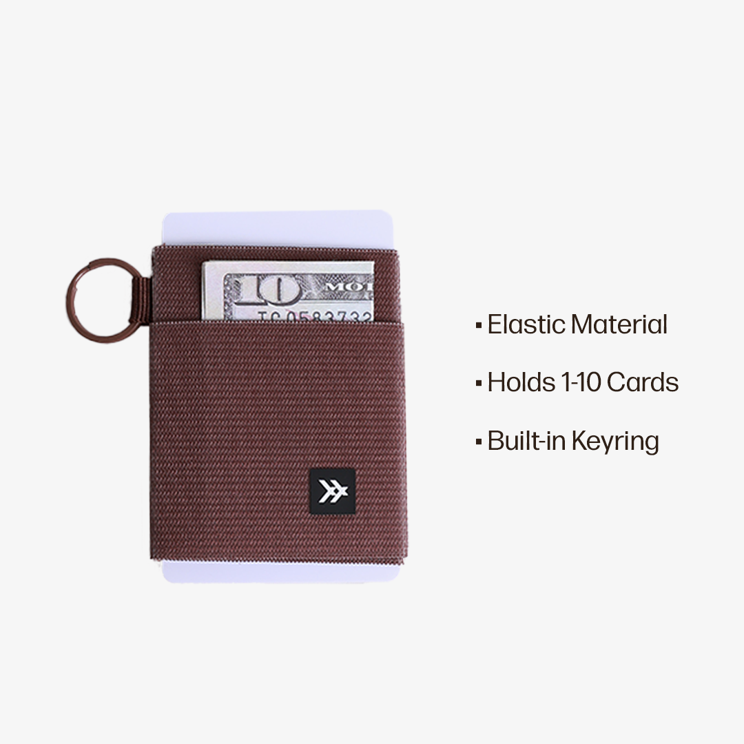 Elastic Wallet Everyday Carry Set - Chocolate - Thread®