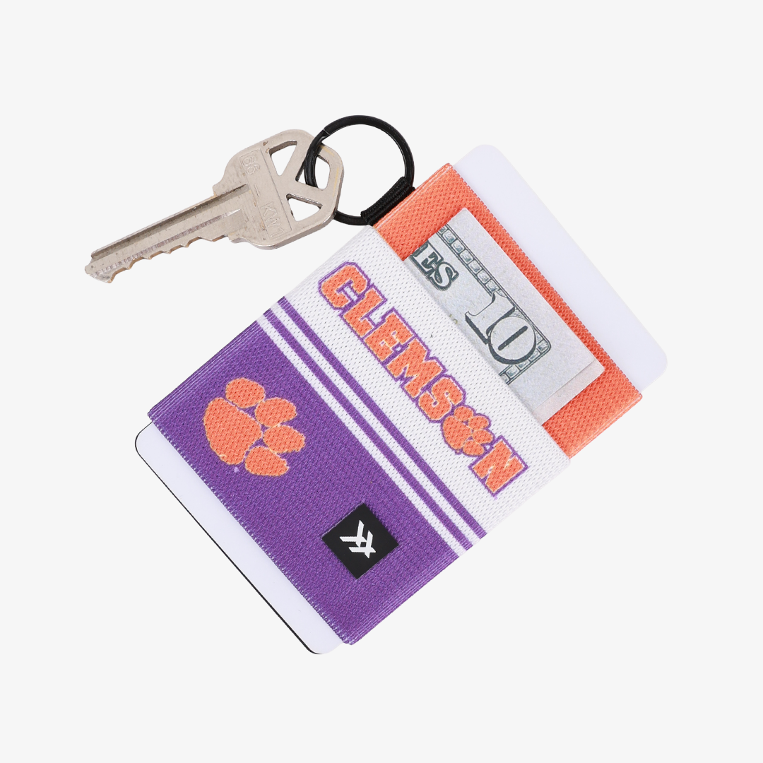 Elastic Wallet - Clemson White - Thread®