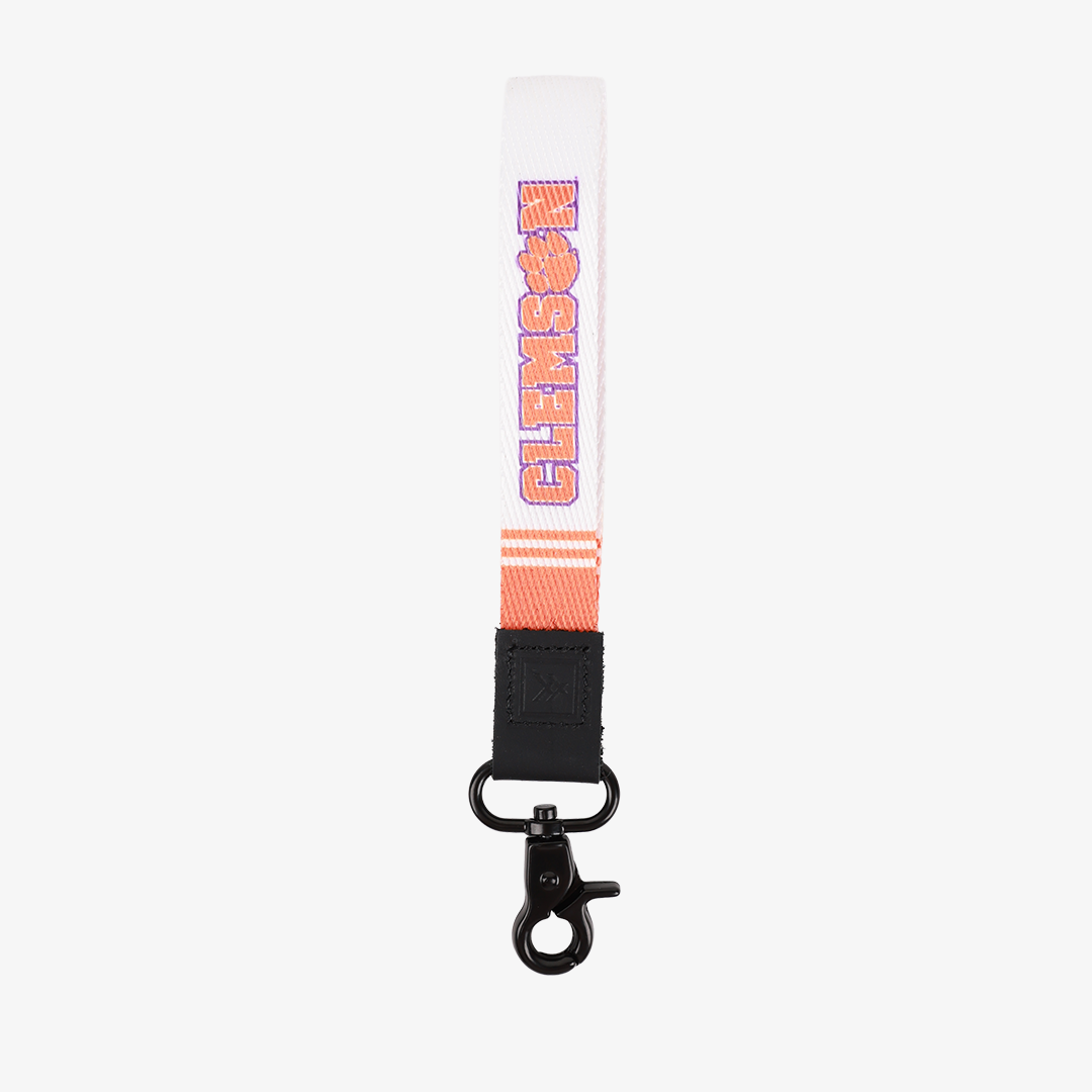 Wristlet Keychain - Clemson White - Thread®