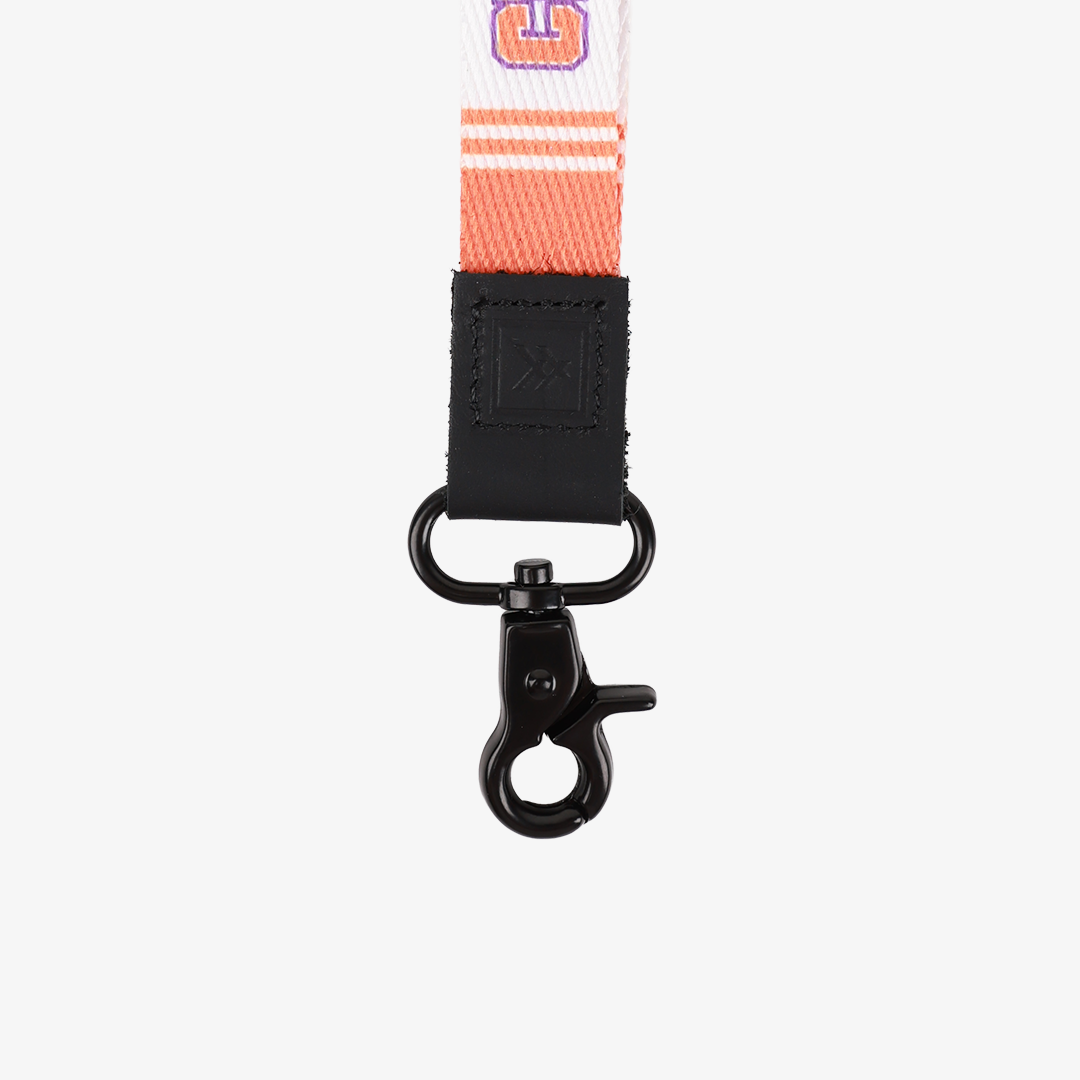 Wristlet Keychain - Clemson White - Thread®