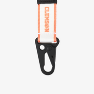 Clemson White - Keychain Clip