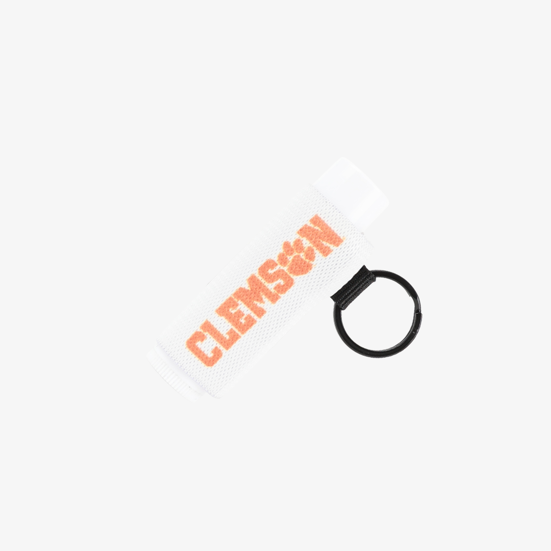 Chapstick Holder Keychain - Clemson White - Thread®