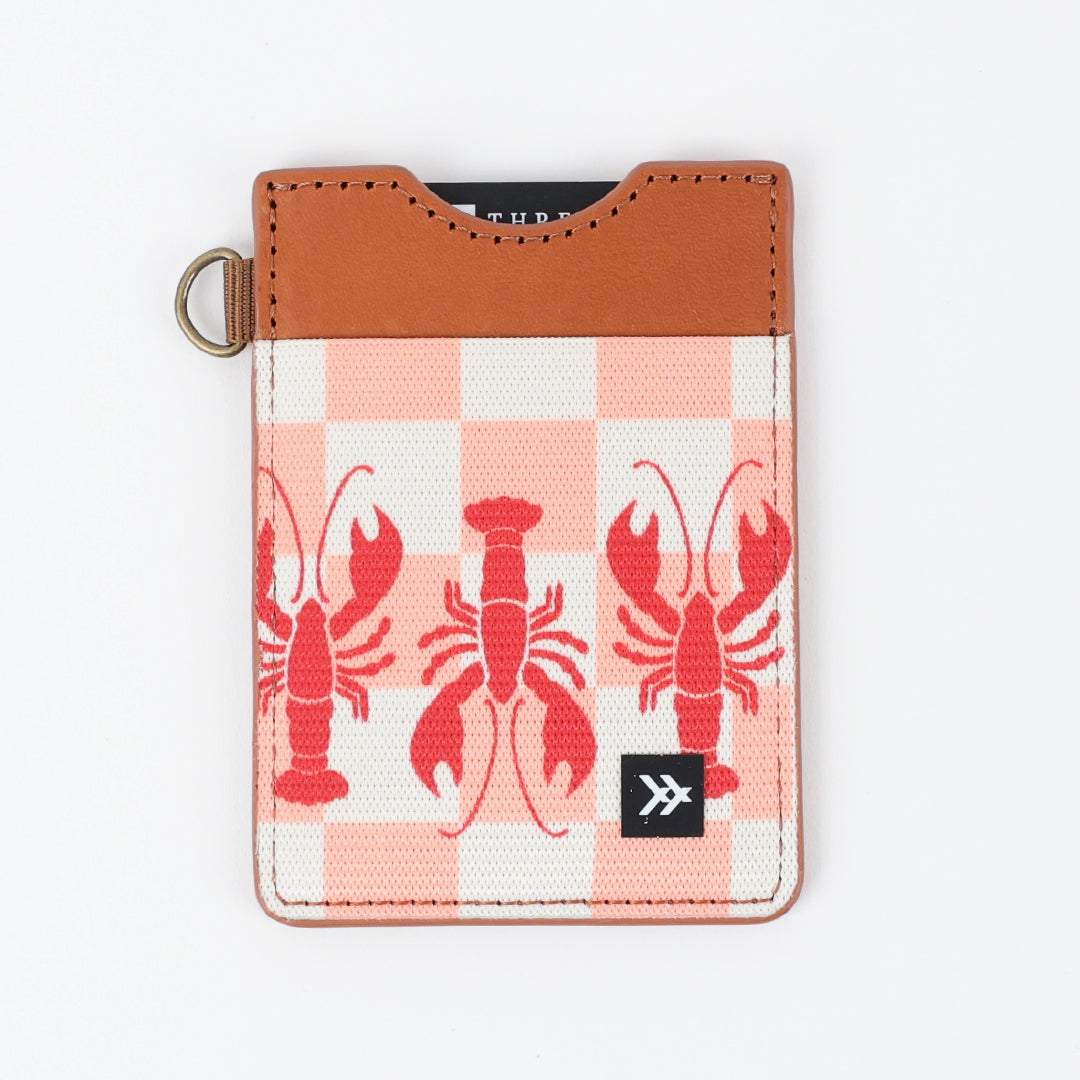 Vertical Wallet - Lobster - Thread®