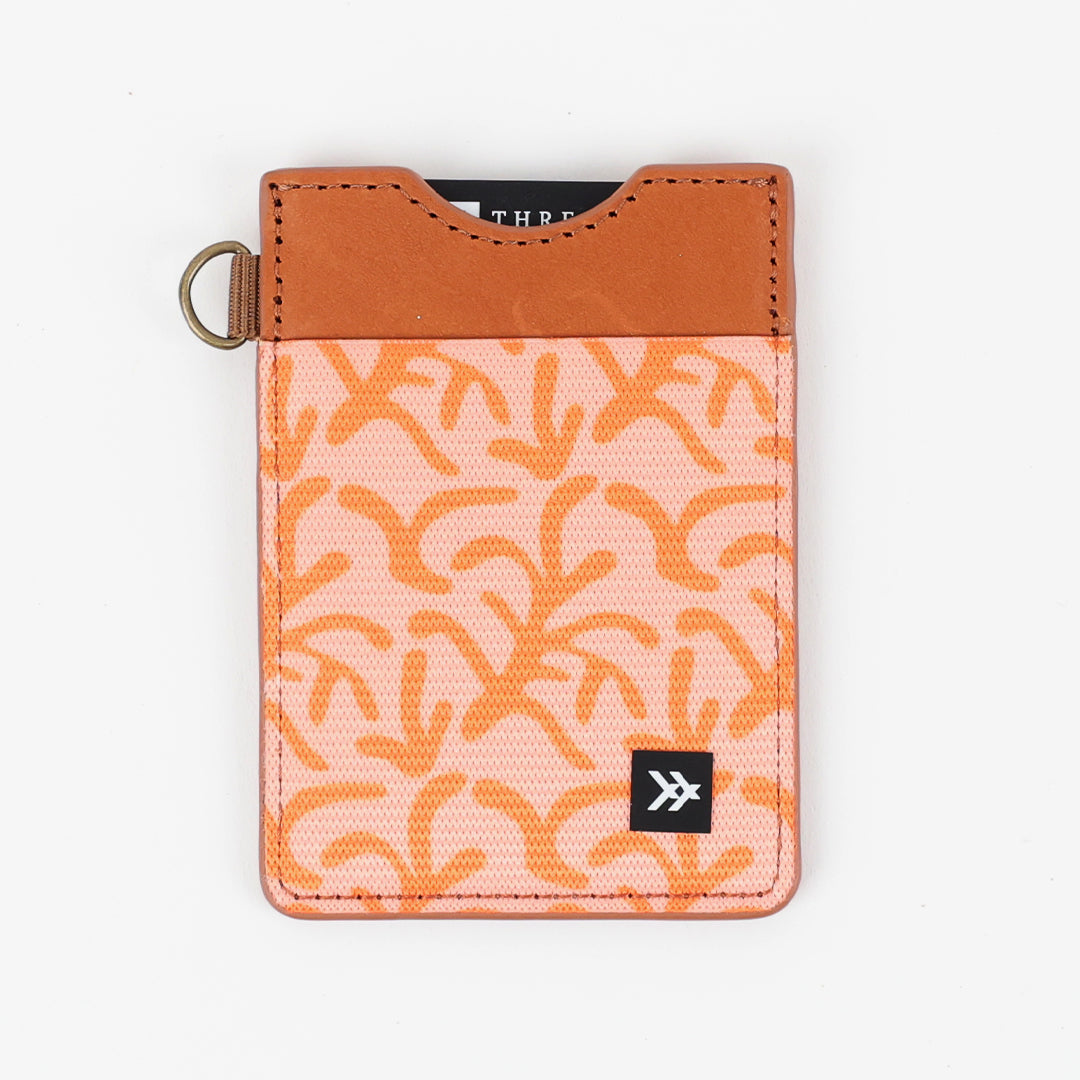 Vertical Wallet - Coral Reef - Thread®