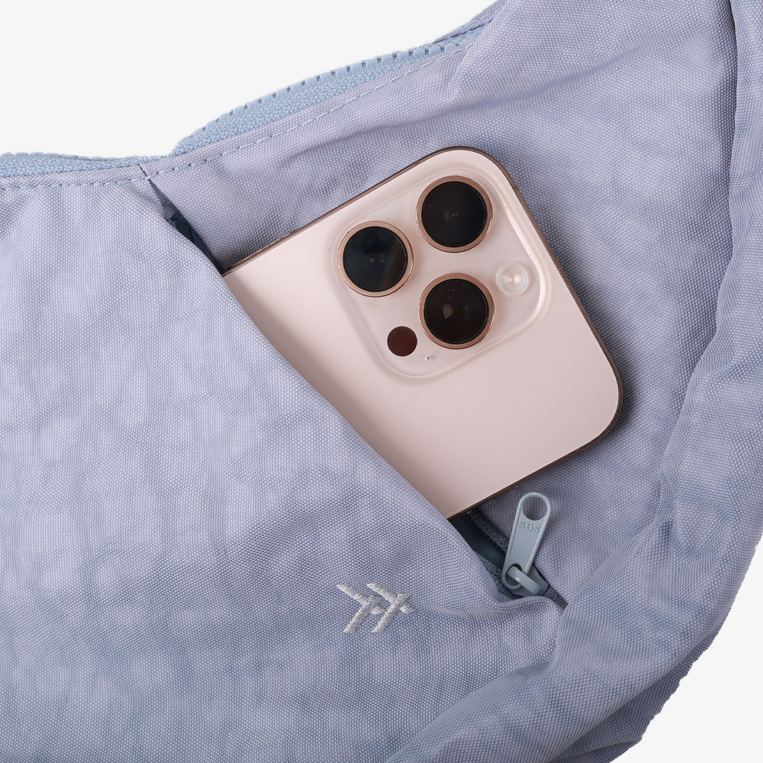 Sky Blue - Crescent Bag