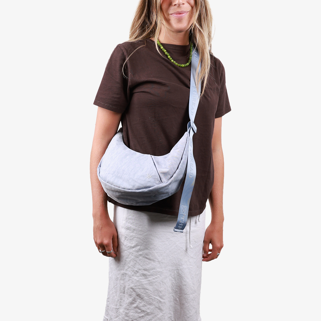 Sky Blue - Crescent Bag