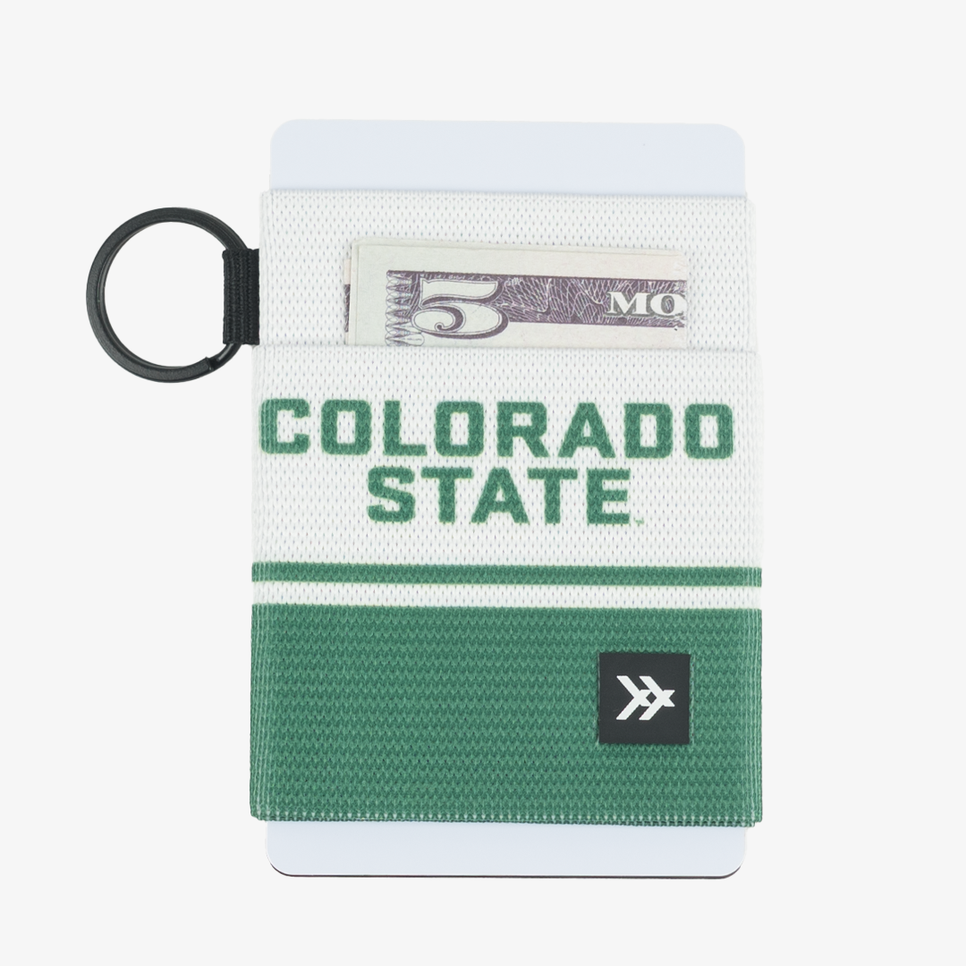 Elastic Wallet - CSU White - Thread®