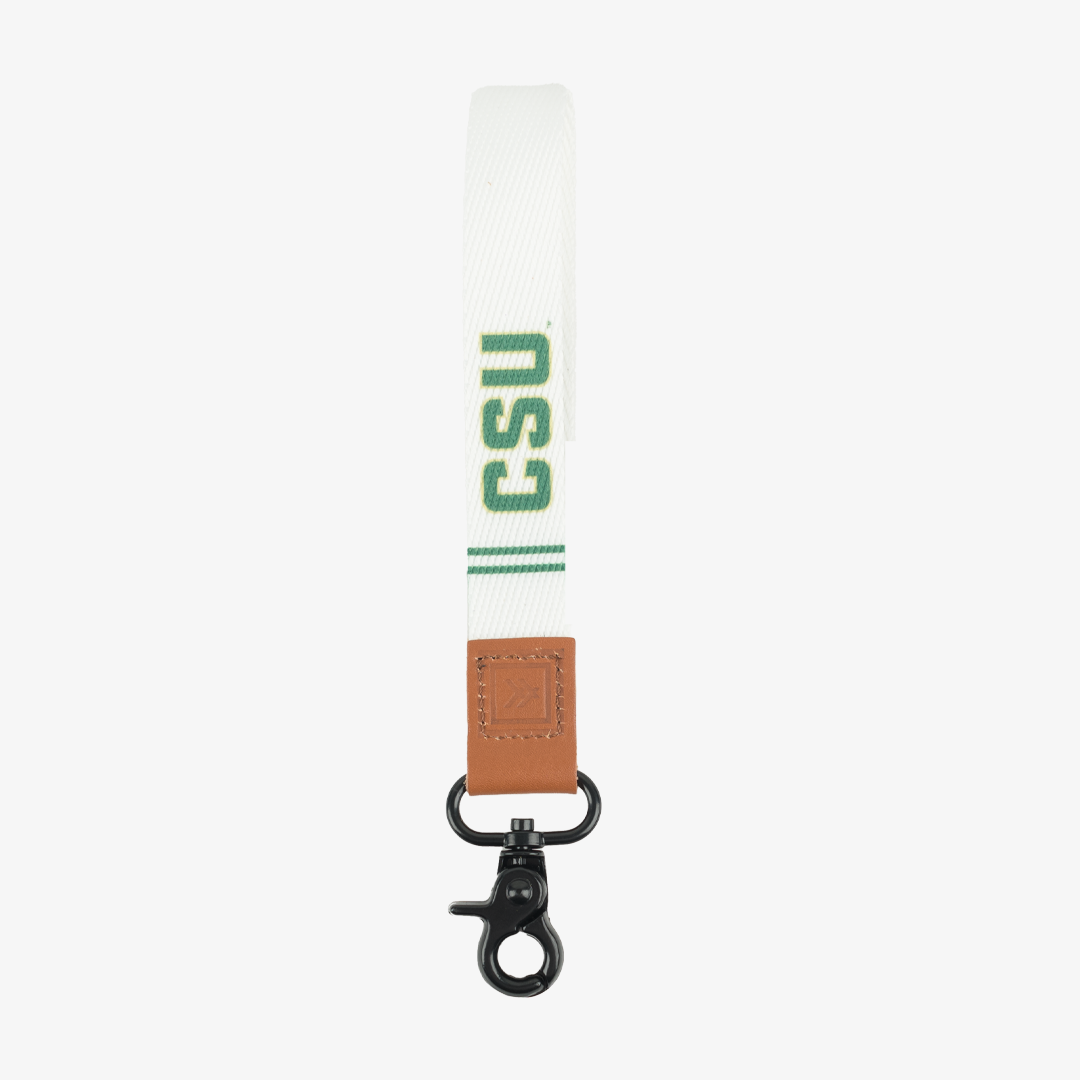 Wristlet Keychain - CSU White - Thread®