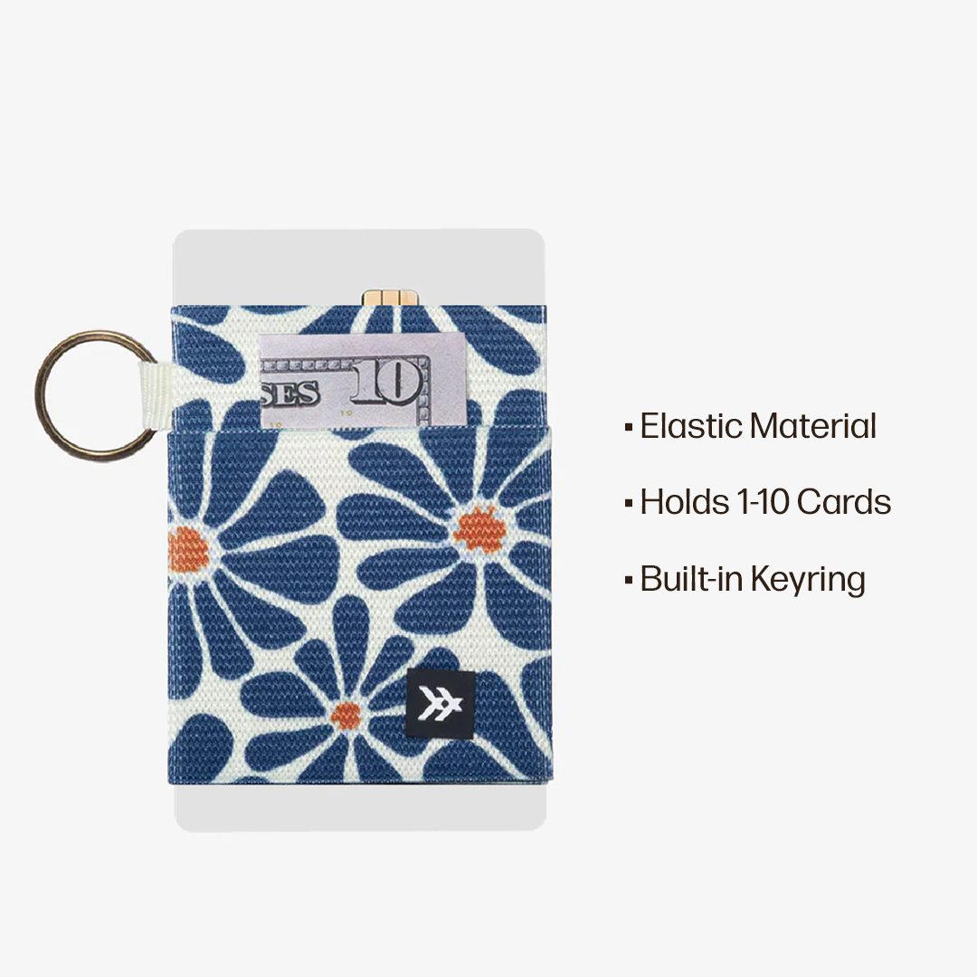 Elastic Wallet Everyday Carry Set - Emmeline Navy - Thread®