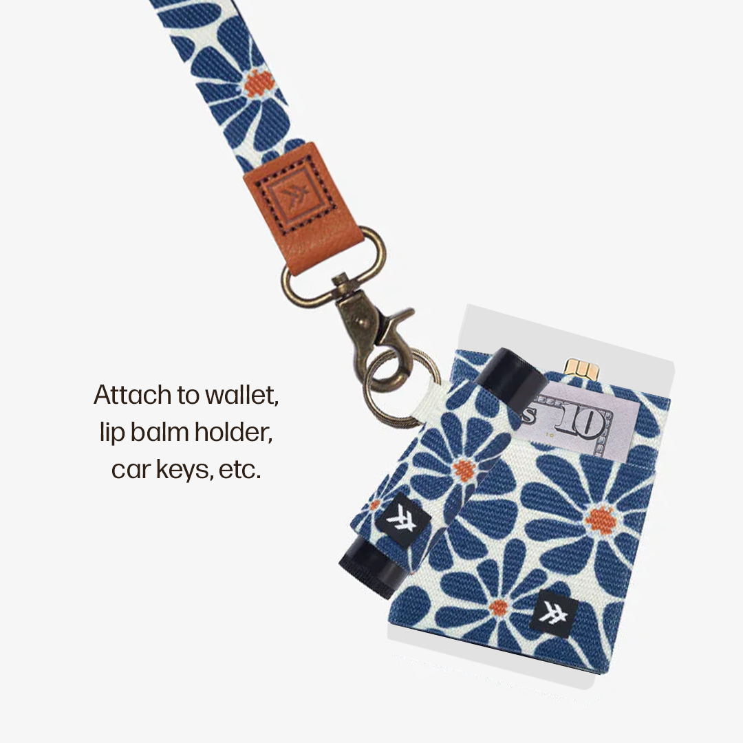 Elastic Wallet Everyday Carry Set - Emmeline Navy - Thread®