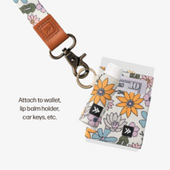 Elastic Wallet Everyday Carry Set - Mountain Flowers - Thread®