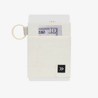 Off White Elastic Wallet