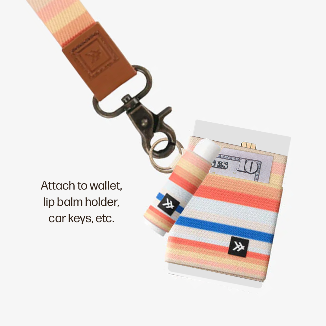 Elastic Wallet Everyday Carry Set - Renae Peach - Thread®